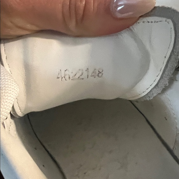 Alexander McQueen | Size 35 (5) White and Black Leather Sneakers - Picture 10 of 16